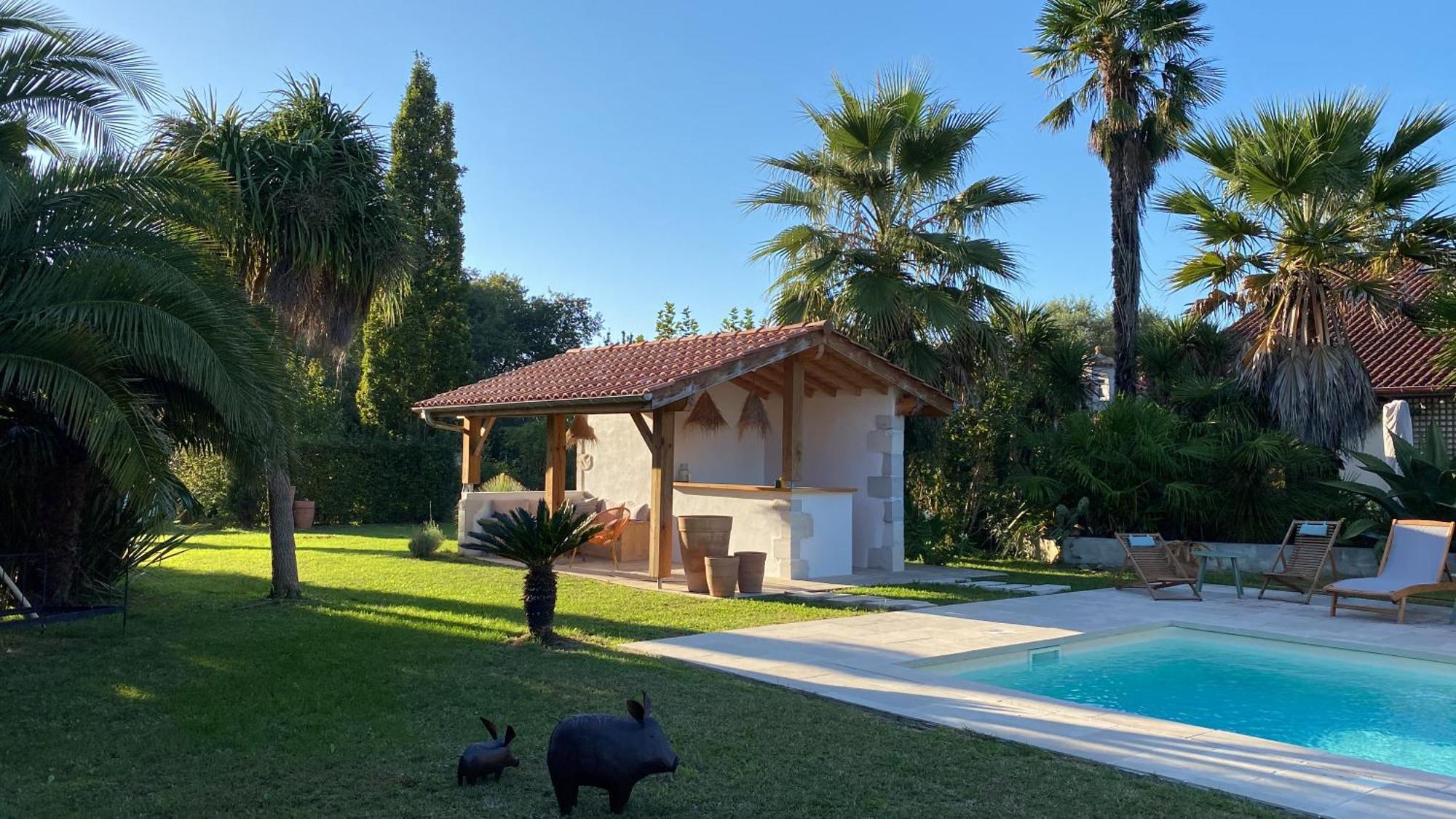La Bastide De Guiche Entre Ocean Et Montagnes 아파트 외부 사진